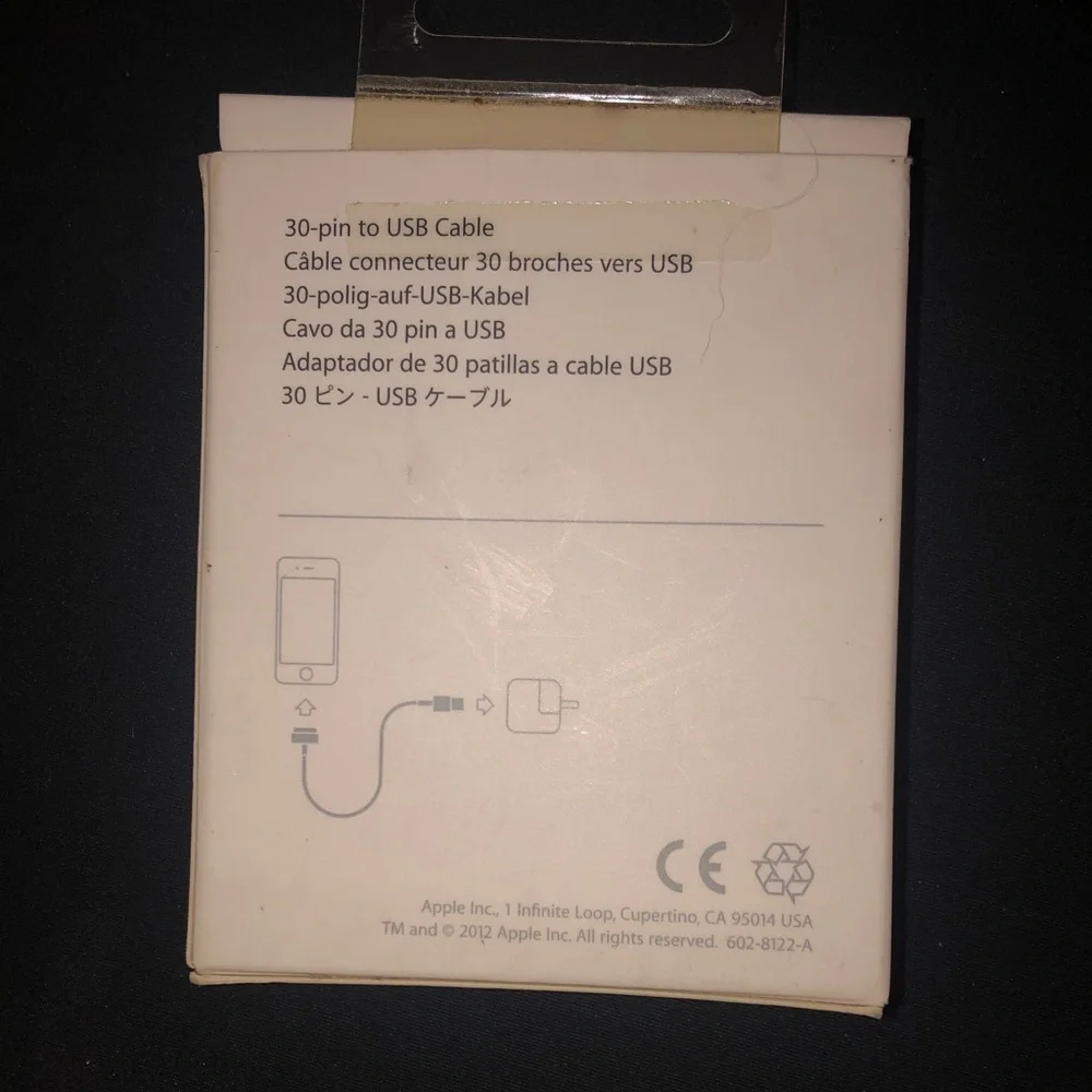 Apple 30-pin to USB Cable - Classic White